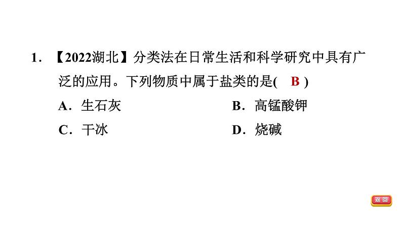 中考化学复习第11课时盐化肥课后练课件03