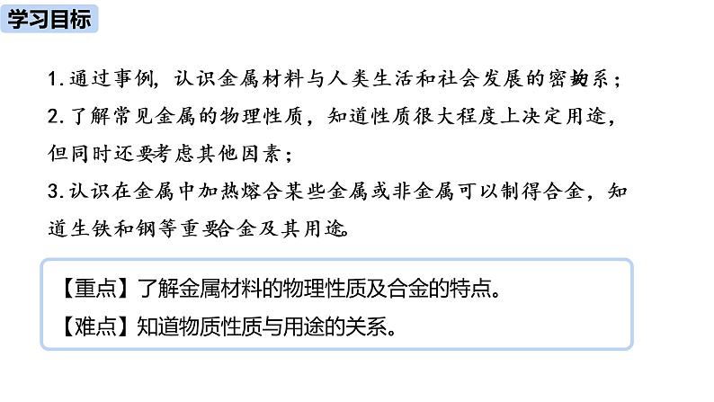 人教版化学九年级下册第8单元 课题1 金属材料课件+素材02