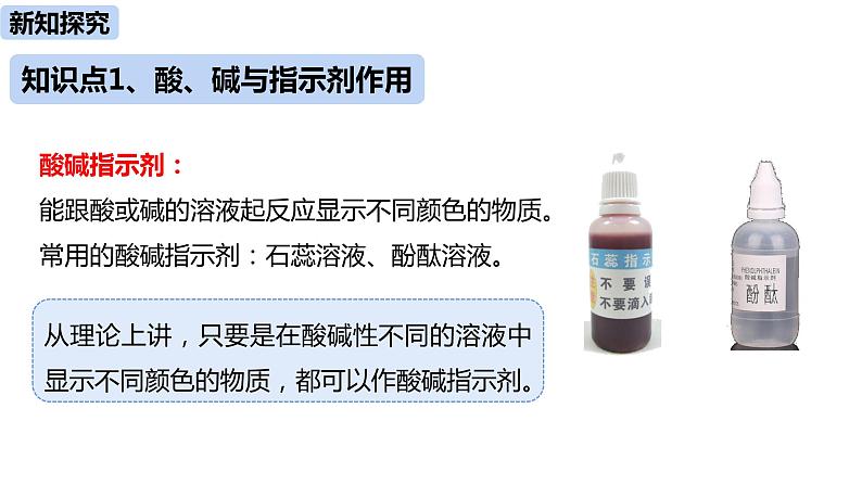 人教版化学九年级下册第10单元 课题1 常见的酸和碱（第一课时）课件+素材05