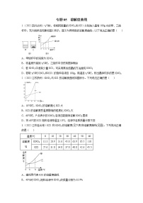 2020-2022年全国中考化学3年真题分项汇编 专题05 溶解度曲线（学生卷+教师卷）