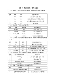 2020-2022年全国中考化学3年真题分项汇编 专题08 物质的检验、鉴别与除杂（学生卷+教师卷）