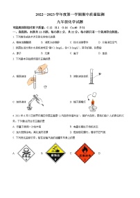 山东省潍坊市寒亭区2022-2023学年九年级上学期期中化学试题(含答案)