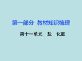 初三九年级化学下册1复习资料一部分知识梳理复习课件11十一单元盐化肥