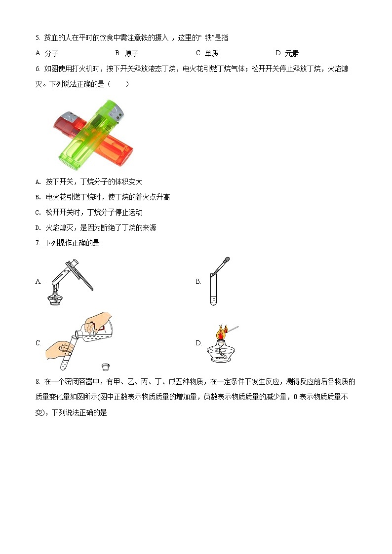 广东省汕头市龙湖区2022-2023学年九年级上学期期末化学试题02