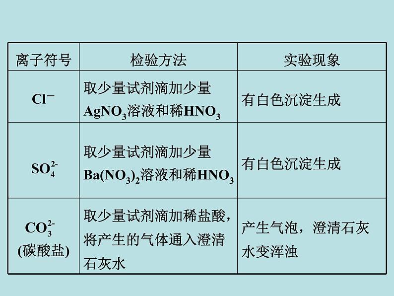 初三九年级化学下册复习资料二部分重点专题突破专题三物质的检验鉴别和共存课件第6页