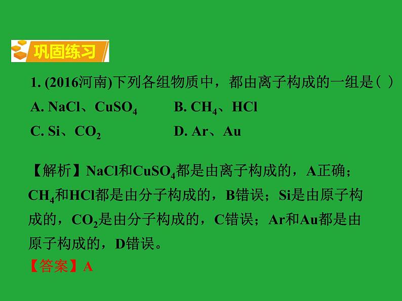 初三九年级化学下册复习资料一部分知识梳理复习课件三单元物质构成的奥秘课件第6页