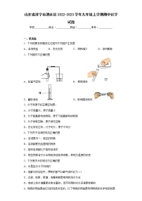 山东省济宁市泗水县2022-2023学年九年级上学期期中化学试题(含答案)