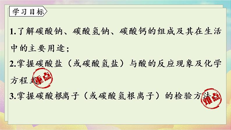 人教九（下）第11单元 课题1 生活中常见的盐（第二课时）第2页