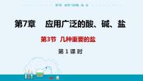 沪教版九年级下册第3节 几种重要的盐获奖课件ppt