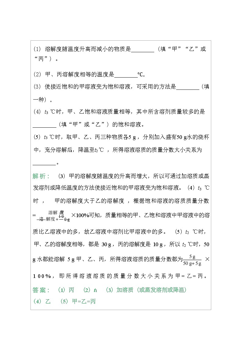 上海教育版化学九年级下册常考图片归纳03