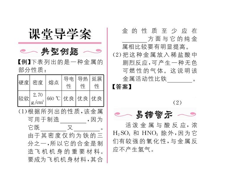 沪教版（全国版）九年级化学上册名师课件：基础实验4  常见金属的性质 (共19张PPT)03