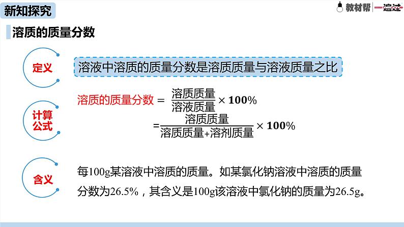 人教九（下）第9单元 课题3 溶液的浓度（第一课时）第7页