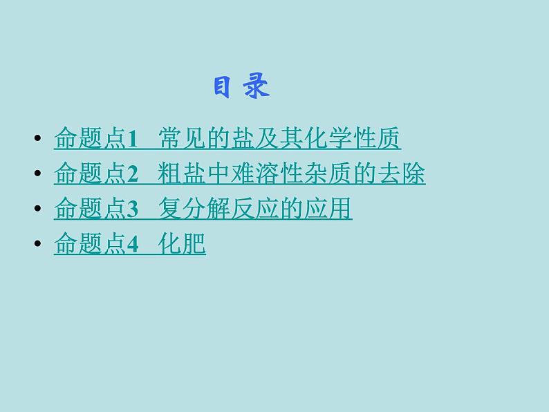 人教版九年级化学下册复习课件11十一单元盐化肥第2页