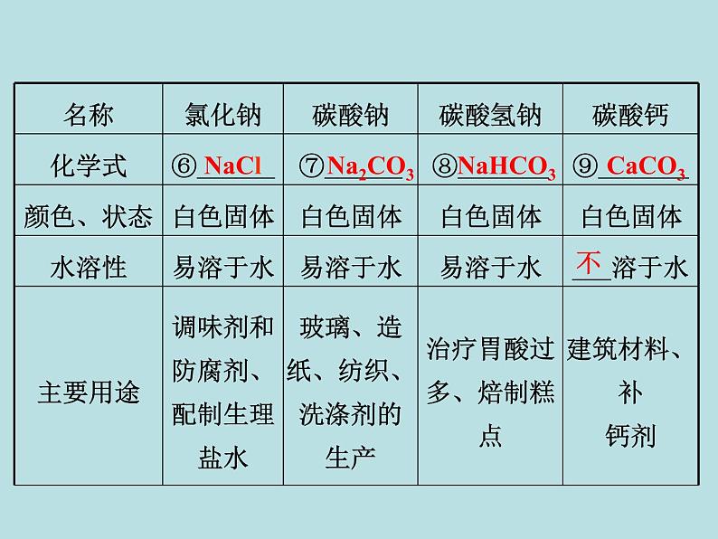 人教版九年级化学下册复习课件11十一单元盐化肥第4页