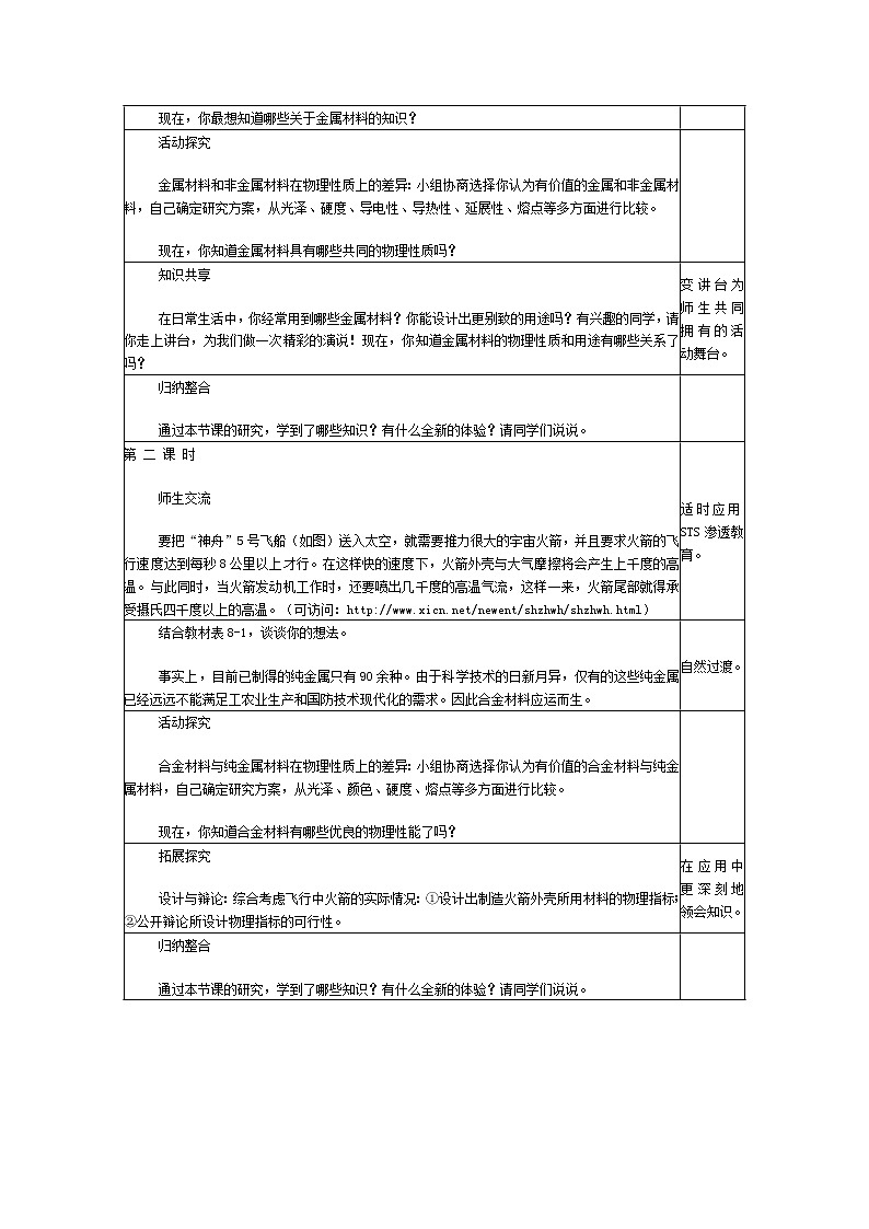 人教版九年级化学下册全册教案(共80多页)02