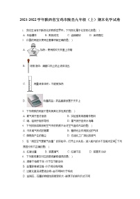 2021-2022学年陕西省宝鸡市陇县九年级（上）期末化学试卷（含答案解析）