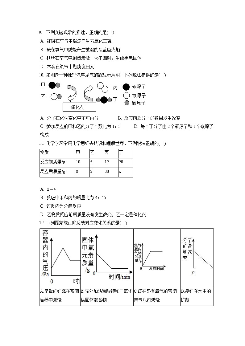 2021-2022学年西藏昌都市卡若一中九年级（上）期末化学试卷（含答案解析）第2页