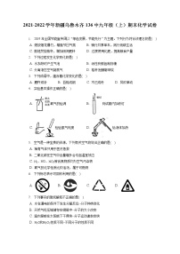 2021-2022学年新疆乌鲁木齐136中九年级（上）期末化学试卷（含答案解析）