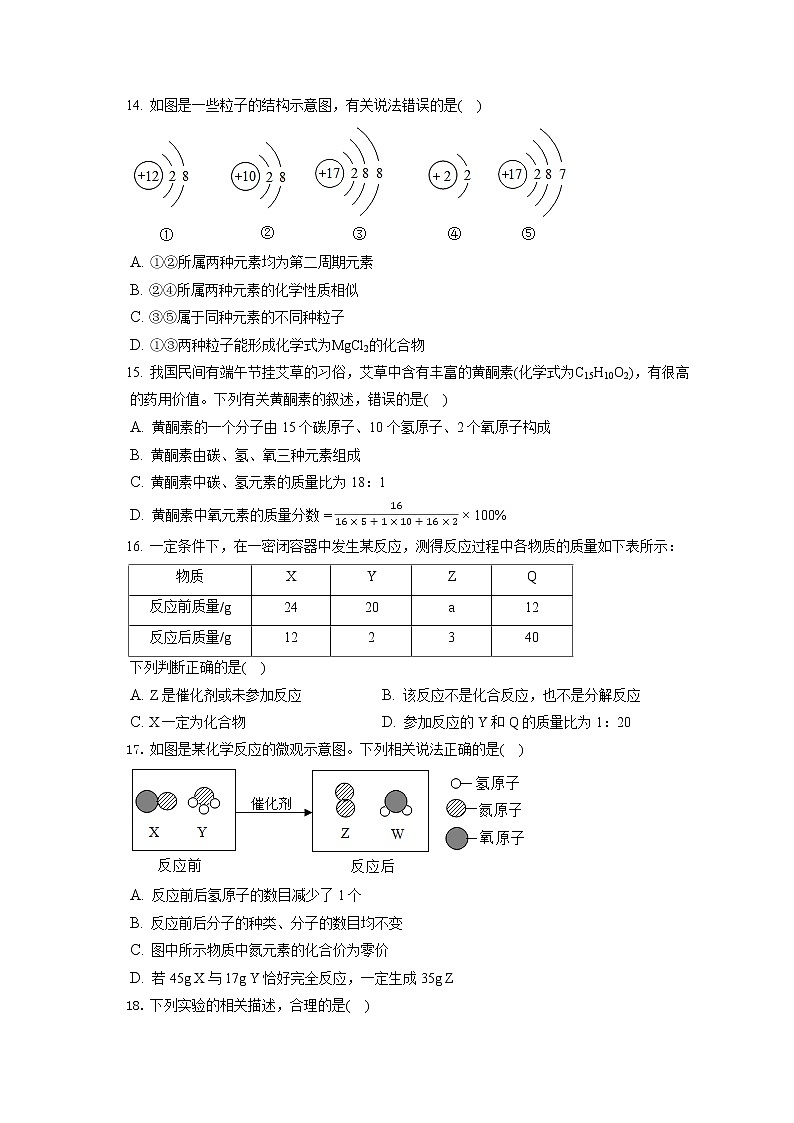 2021-2022学年云南省昆明市五华区九年级（上）期末化学试卷（含答案解析）第3页