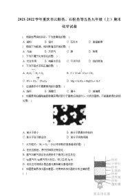 2021-2022学年重庆市云阳县、石柱县等五县九年级（上）期末化学试卷（含答案解析）