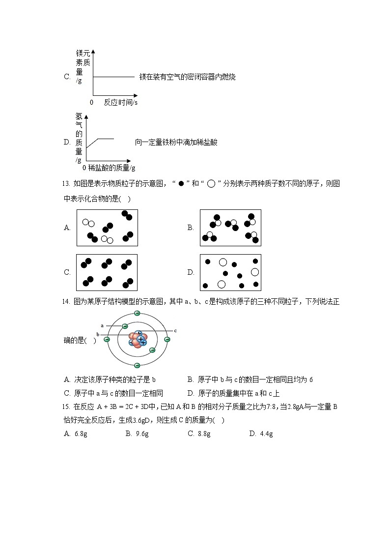 2021-2022学年重庆市巫溪县九年级（上）期末化学试卷（含答案解析）第3页