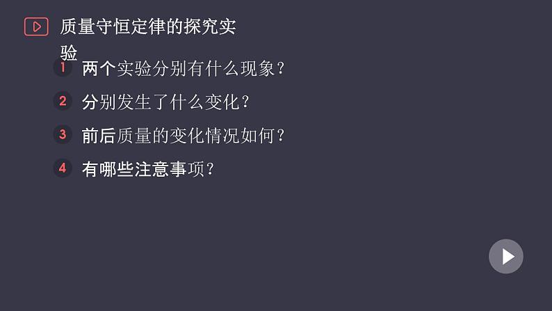 人教版化学九年级上册《质量守恒定律》课件第7页