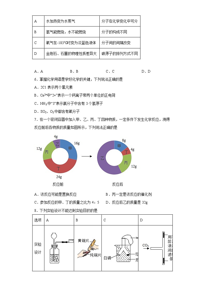 陕西省渭南市澄城县2021-2022学年九年级上学期期末化学试题(含答案)第2页
