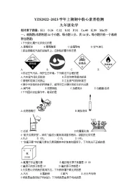 河南省许昌市禹州市2022-2023学年九年级上学期期中化学试题