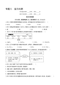 专题08 盐与化肥（专题精练）-【满分之路】 中考化学一轮复习精讲精练 （适用2023年中考化学）