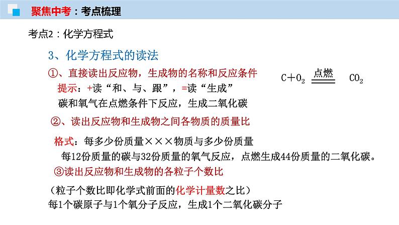 专题13 质量守恒定律与化学方程式（考点精讲PPT版）-【满分之路】 中考化学一轮复习精讲精练(全国通用)第8页