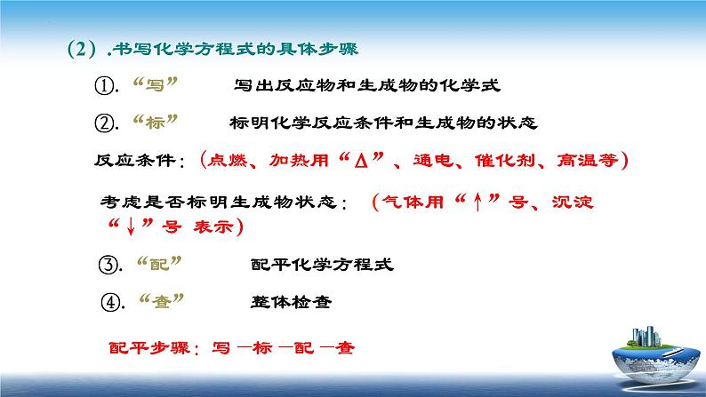 2.3.5 化学变化中的质量守恒（第5课时  化学方程式的书写及意义）-九年级化学第一册同步精品课堂（沪教版·上海） 试卷课件06