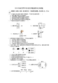 2022年武汉市中考考前押题密卷化学试题