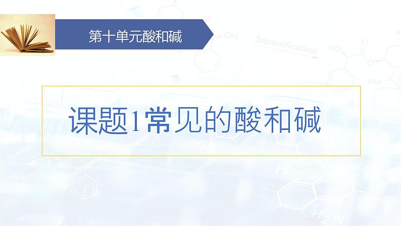 第十单元  课题1 常见的酸和碱  课件—九年级化学人教版下册01