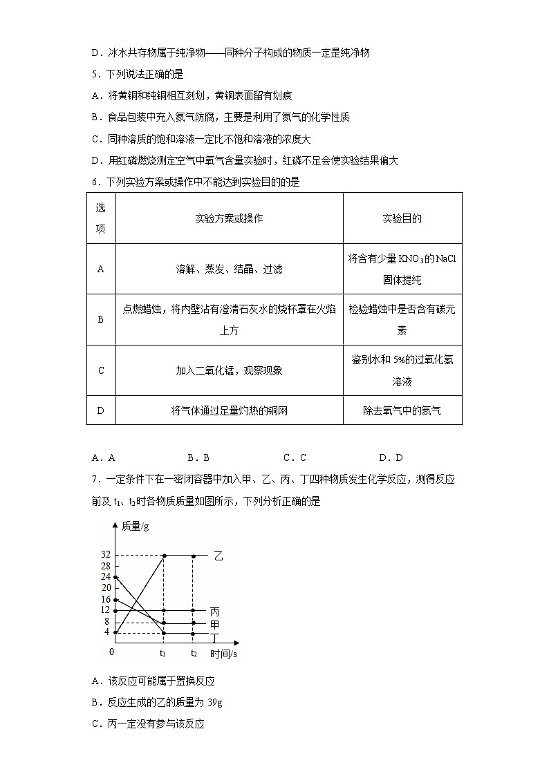 陕西省西安市经开区2021-2022学年九年级上学期期末化学试题（广教版）(含答案)第2页