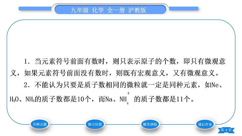 沪教版九年级化学上第3章物质构成的奥秘第2节组成物质的化学元素习题课件04