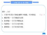 沪教版九年级化学上第4章认识化学变化第3节化学方程式专题训练(二)构成物质的粒子及化学用语习题课件