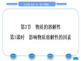 滬教版九年級(jí)化學(xué)下第6章溶解現(xiàn)象第3節(jié)物質(zhì)的溶解性第1課時(shí)影響物質(zhì)溶解性的因素習(xí)題課件