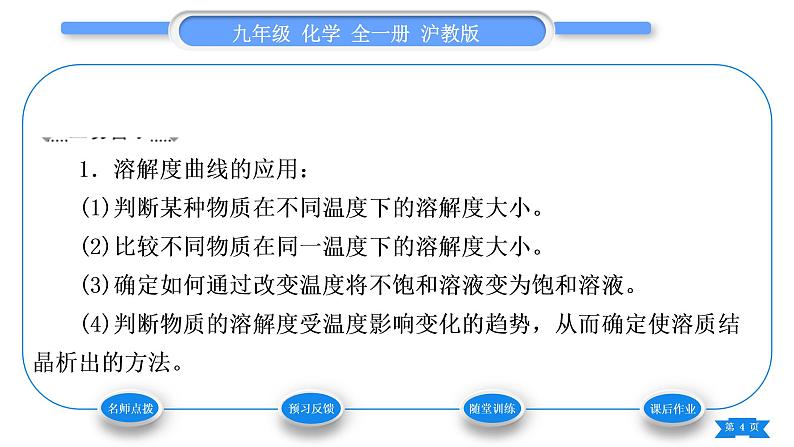 沪教版九年级化学下第6章溶解现象第3节物质的溶解性第2课时物质溶解性的定量表示习题课件04