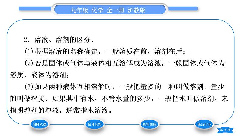 沪教版九年级化学下第6章溶解现象第2节溶液组成的表示习题课件03