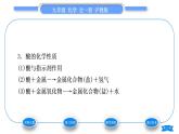 沪教版九年级化学下第7章应用广泛的酸、碱、盐第2节常见的酸和碱第1课时常见的酸及酸的化学性质习题课件