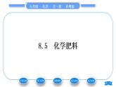 科粤版九年级化学下第八章常见的酸、碱、盐8.5化学肥料习题课件