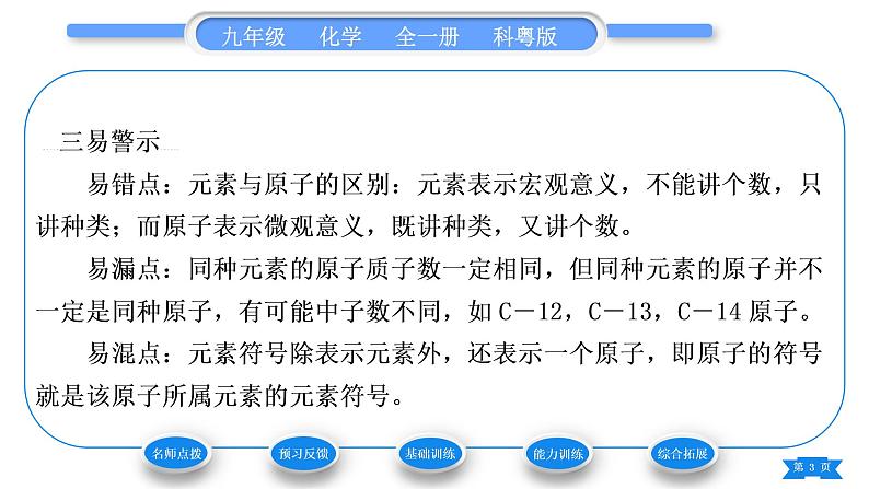 科粤版九年级化学上第二章空气、物质的构成2.4辨别物质的元素组成第1课时元素及其符号习题课件03