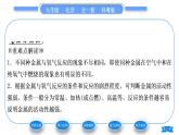 科粤版九年级化学下第六章金属6.2金属的化学性质第1课时金属与氧气、稀酸的反应习题课件