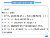 科粤版九年级化学下第七章溶液7.2物质溶解的量专题四溶解度及溶解度曲线习题课件