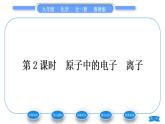 鲁教版九年级化学上第二单元探秘水世界第三节原子的构成第2课时原子中的电子离子习题课件