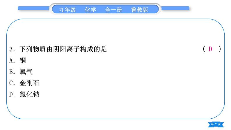 鲁教版九年级化学上第二单元探秘水世界复习与提升习题课件07