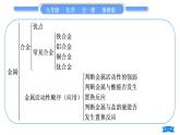 鲁教版九年级化学下第九单元金属复习与提升习题课件