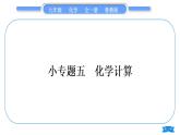 鲁教版九年级化学下第九单元金属专题五化学计算习题课件