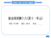 鲁教版九年级化学下单元周周测十六(第十一单元)习题课件