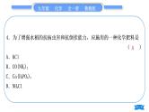 鲁教版九年级化学下单元周周测十六(第十一单元)习题课件